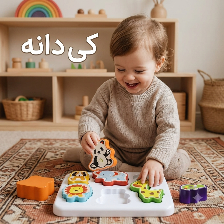 پازل حیوانات فرندی